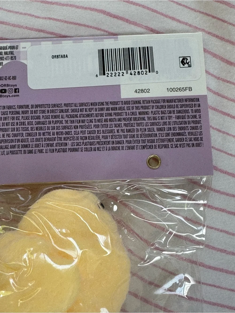 Tabalicious Yellow Chick Squishy Toy by OrbCuriosities Series 1 New NWT